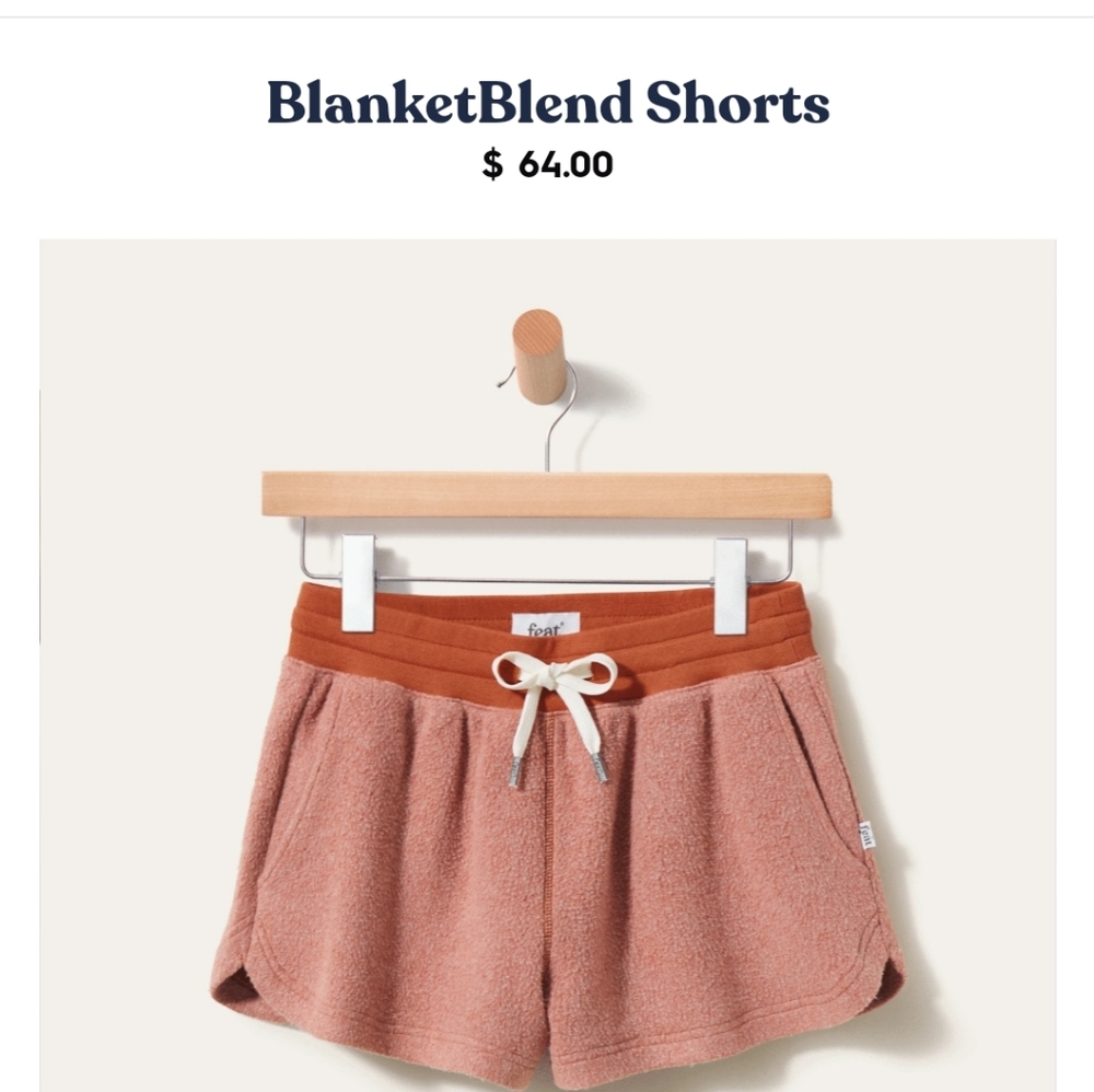 Feat Shorts. Cayenne. NWT.